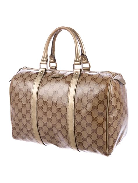 gucci crystal joy boston bag price|gucci boston bag used.